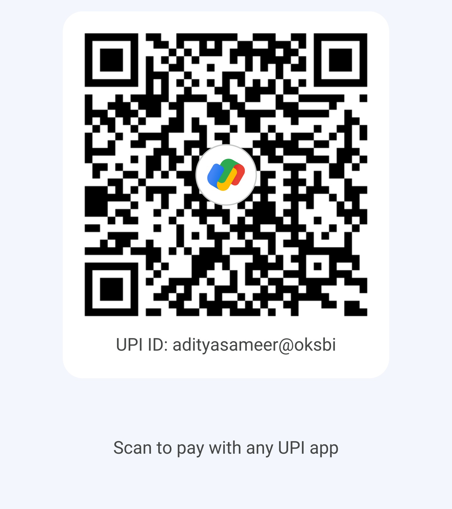 UPI QR code